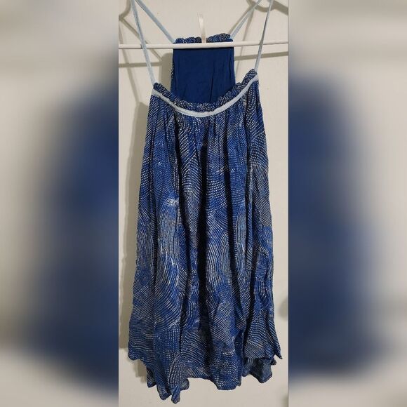 FREE PEOPLE Fun in the Sun Lace Up Sides Tank top size L - Picture 2 of 7